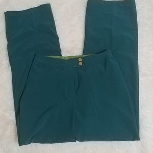 CHICO'S Lightweight Teal Pants Slacks S 4-6
